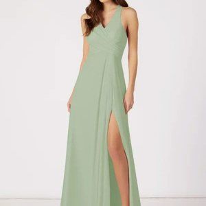 Azazie Dancia A8 in Dusty Sage